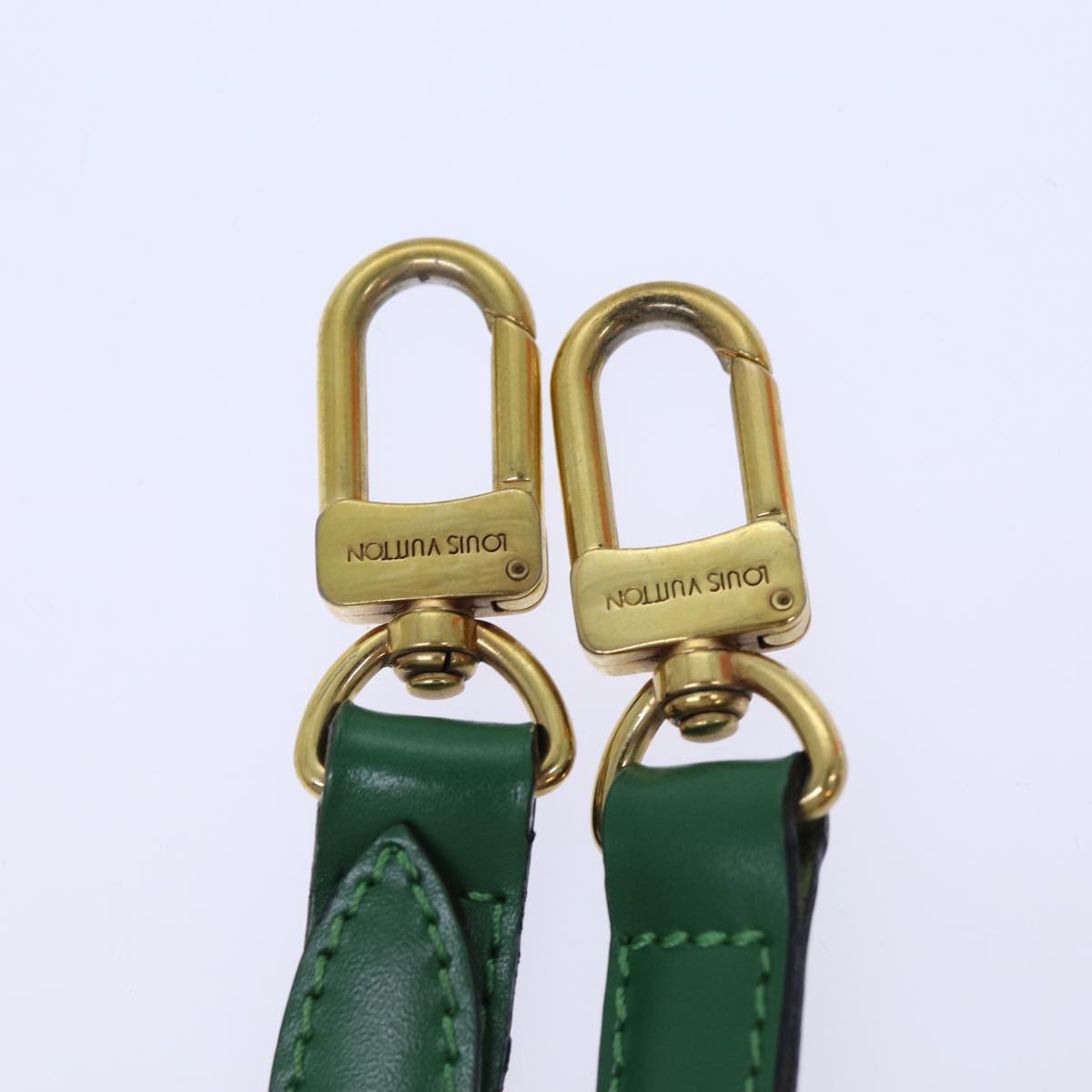 LOUIS VUITTON Epi Adjustable Shoulder Strap 39.4""-46.5"" Green LV Auth 76747