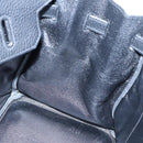 HERMES Birkin 35 Hand Bag Taurillon Clemence Black Silver Auth 76748-16