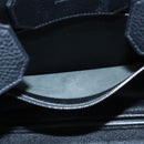 HERMES Birkin 35 Hand Bag Taurillon Clemence Black Silver Auth 76748-18