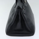 HERMES Birkin 35 Hand Bag Taurillon Clemence Black Silver Auth 76748-5