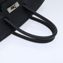 HERMES Birkin 35 Hand Bag Taurillon Clemence Black Silver Auth 76748-7