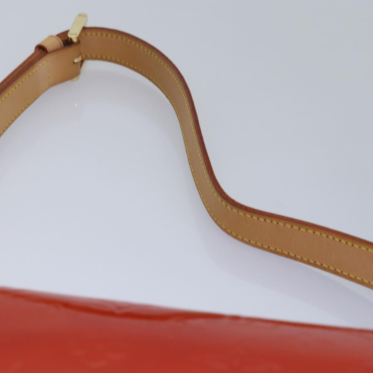 LOUIS VUITTON Monogram Vernis Thompson Street Bag Red M91094 LV Auth 76749