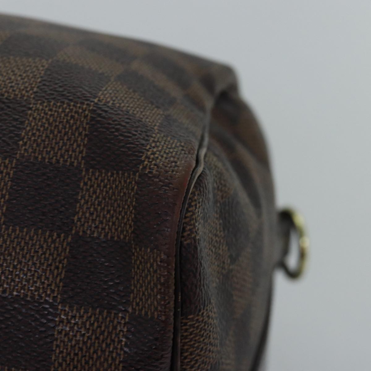 LOUIS VUITTON Damier Ebene Speedy Bandouliere 30 Hand Bag N41367 LV Auth 76752