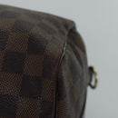LOUIS VUITTON Damier Ebene Speedy Bandouliere 30 Hand Bag N41367 LV Auth 76752-14