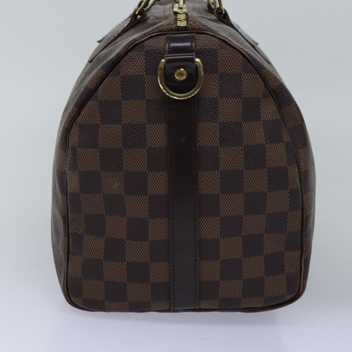 LOUIS VUITTON Damier Ebene Speedy Bandouliere 30 Hand Bag N41367 LV Auth 76752