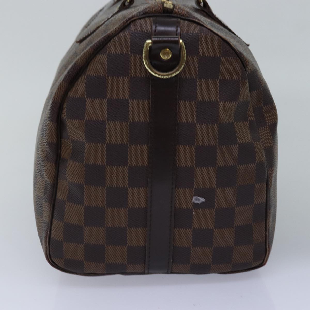 LOUIS VUITTON Damier Ebene Speedy Bandouliere 30 Hand Bag N41367 LV Auth 76752