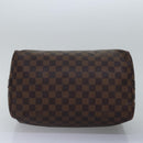 LOUIS VUITTON Damier Ebene Speedy Bandouliere 30 Hand Bag N41367 LV Auth 76752-5