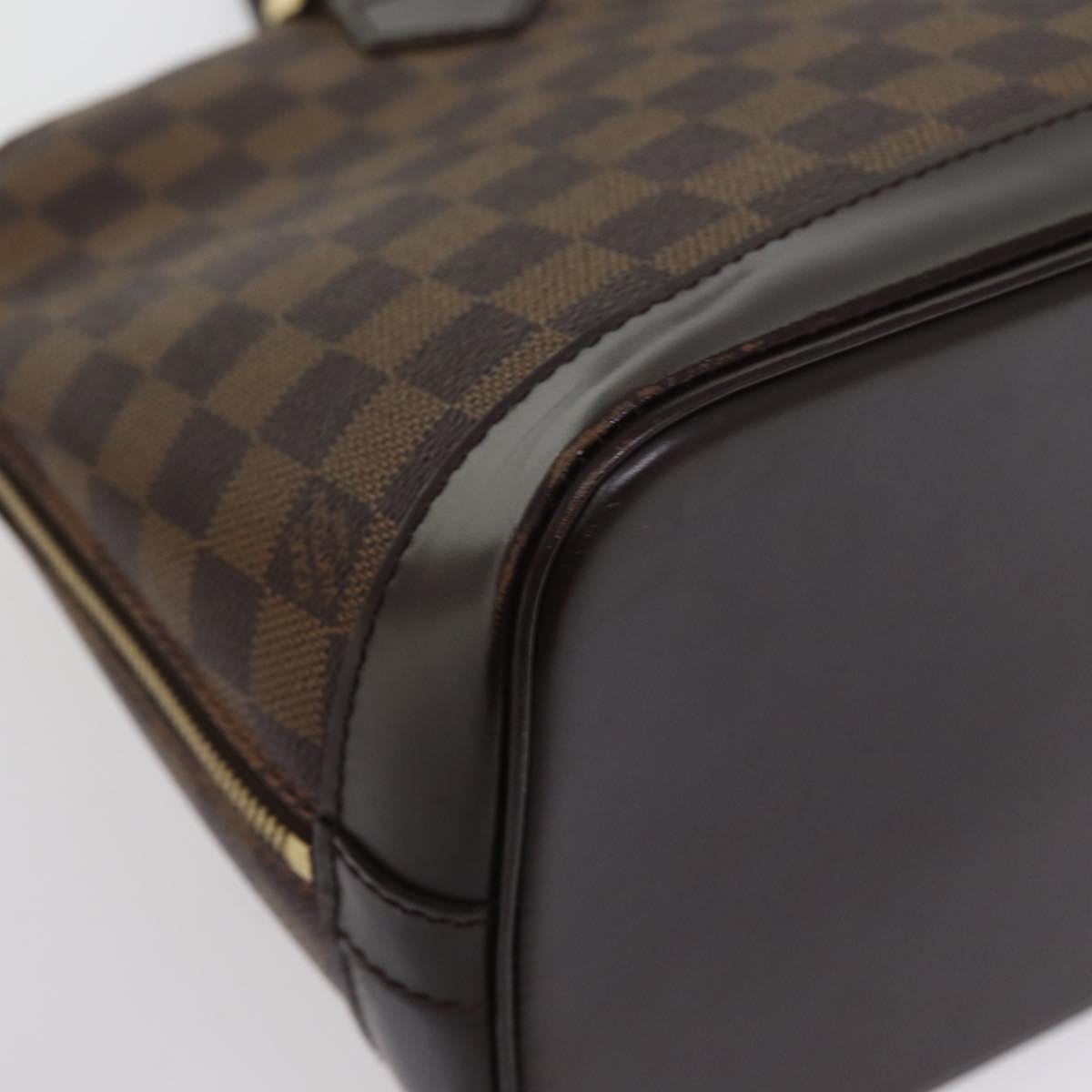 LOUIS VUITTON Damier Ebene Alma Hand Bag N51131 LV Auth 76753