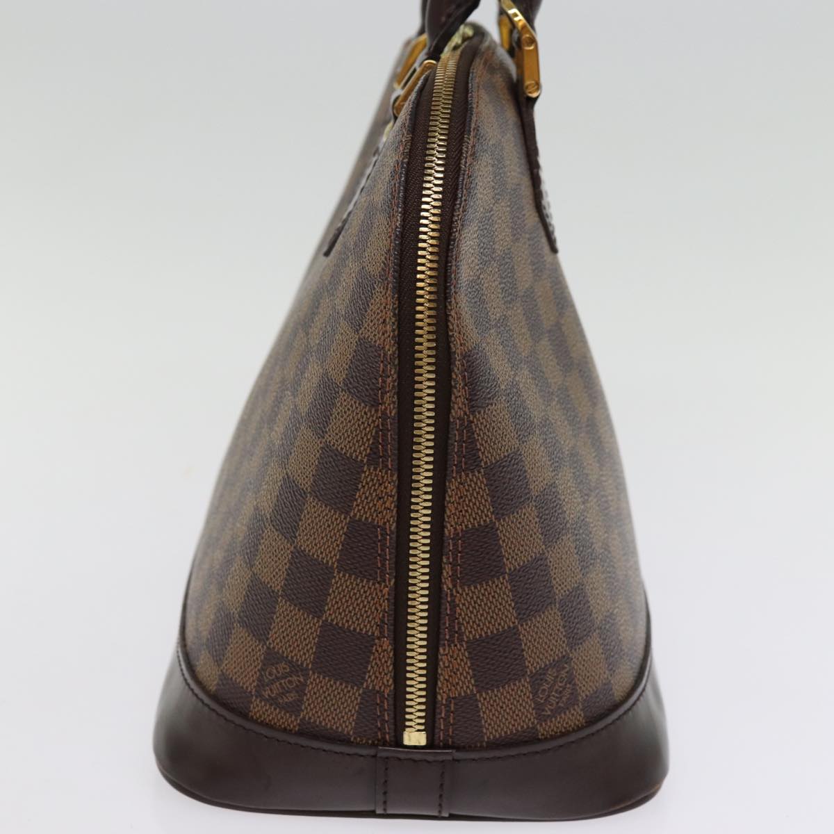 LOUIS VUITTON Damier Ebene Alma Hand Bag N51131 LV Auth 76753