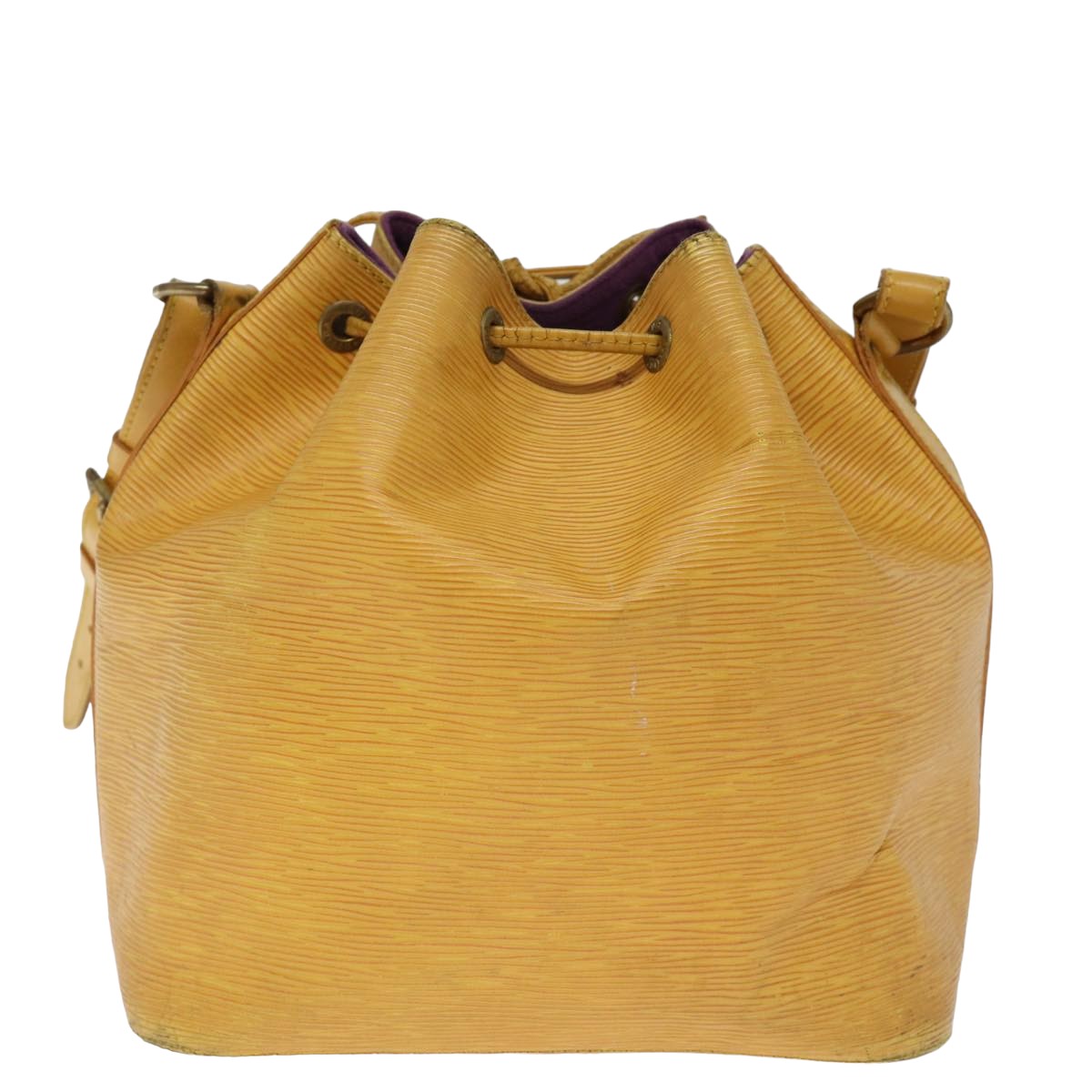 LOUIS VUITTON Epi Petit Noe Shoulder Bag Tassili Yellow M44109 LV Auth 76773