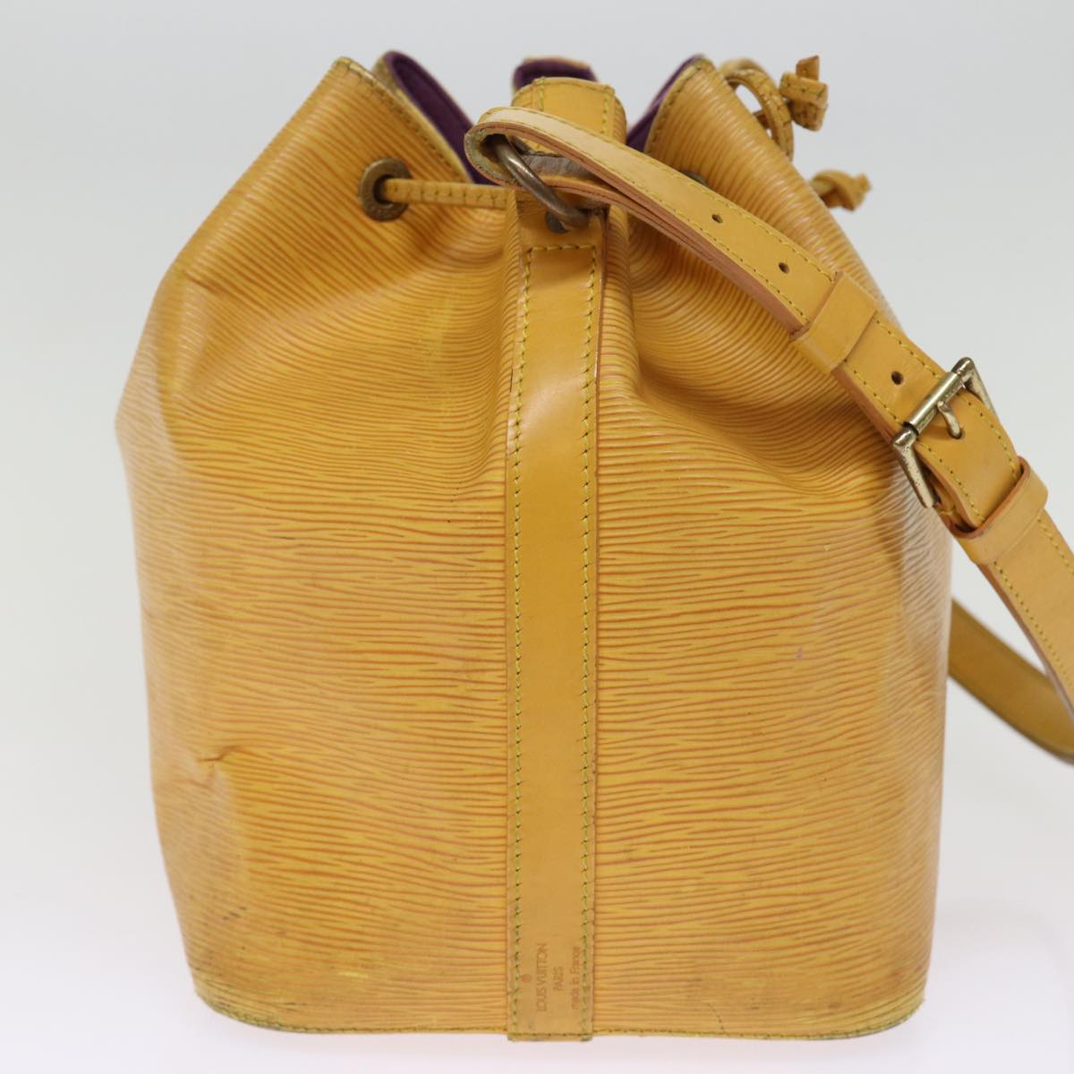 LOUIS VUITTON Epi Petit Noe Shoulder Bag Tassili Yellow M44109 LV Auth 76773