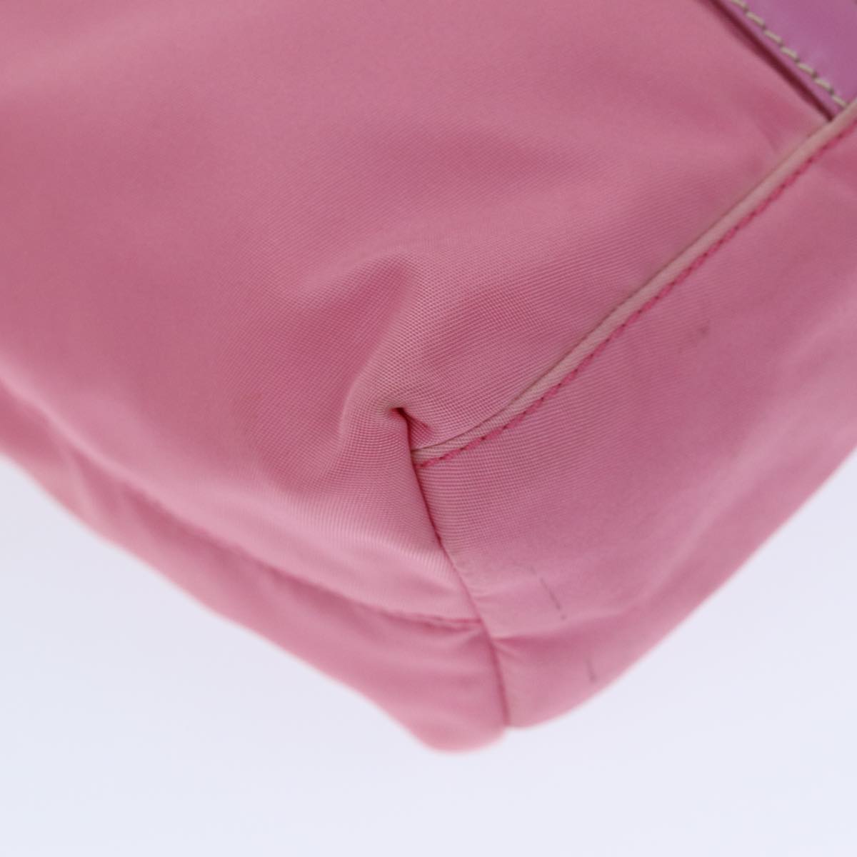 PRADA Hand Bag Nylon 2way Pink Auth 76801