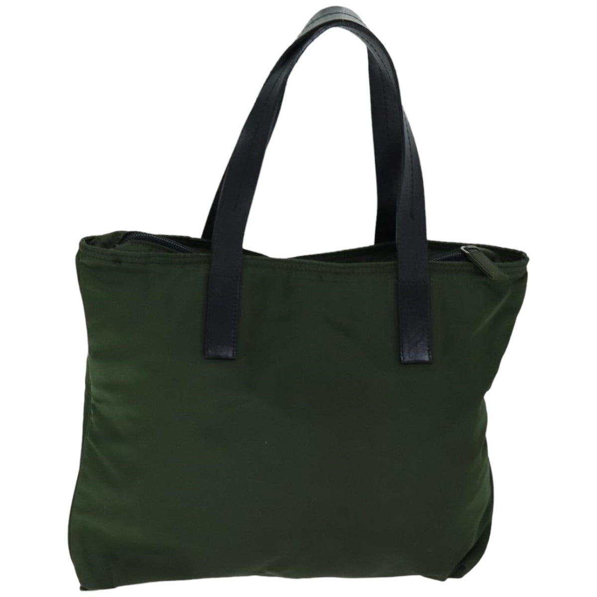 PRADA Tote Bag Nylon Khaki Auth 76804 - 0