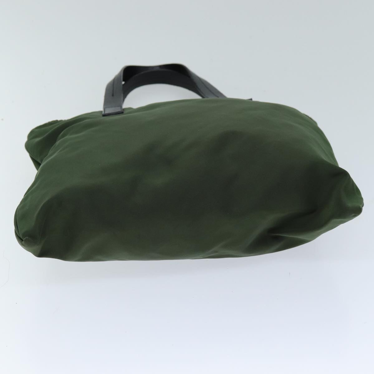 PRADA Tote Bag Nylon Khaki Auth 76804