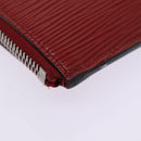 LOUIS VUITTON Epi Pochette Jules PM Clutch Bag Red Car Mine LV Auth 76821V-15