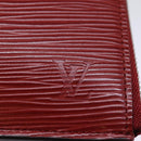 LOUIS VUITTON Epi Pochette Jules PM Clutch Bag Red Car Mine LV Auth 76821V-8