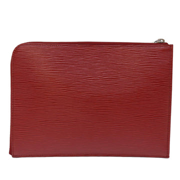 LOUIS VUITTON Epi Pochette Jules PM Clutch Bag Red Car Mine LV Auth 76821V - 0