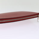 LOUIS VUITTON Epi Pochette Jules PM Clutch Bag Red Car Mine LV Auth 76821V-5