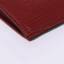 LOUIS VUITTON Epi Pochette Jules PM Clutch Bag Red Car Mine LV Auth 76821V-7