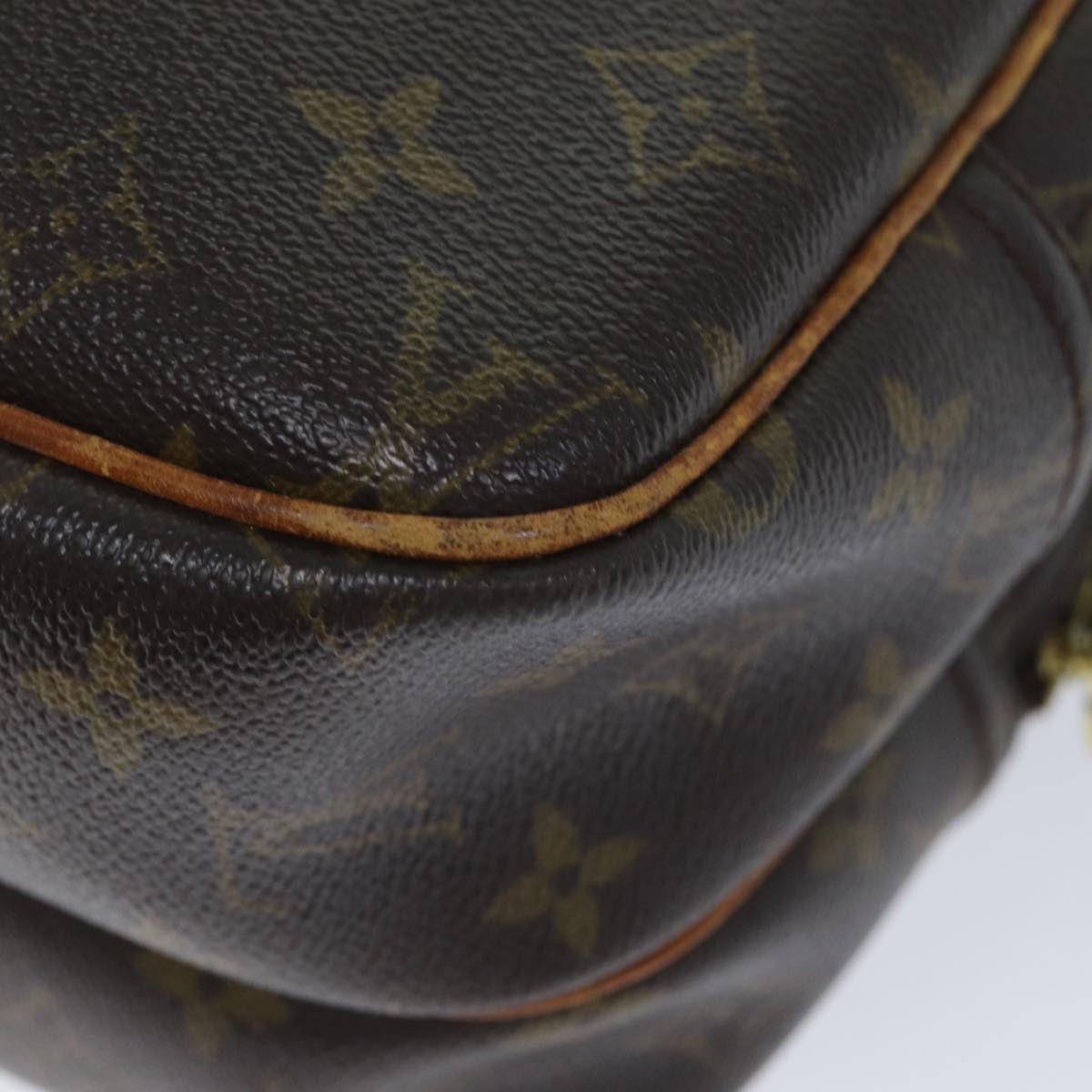 LOUIS VUITTON Monogram Reporter PM Shoulder Bag M45254 LV Auth 76824