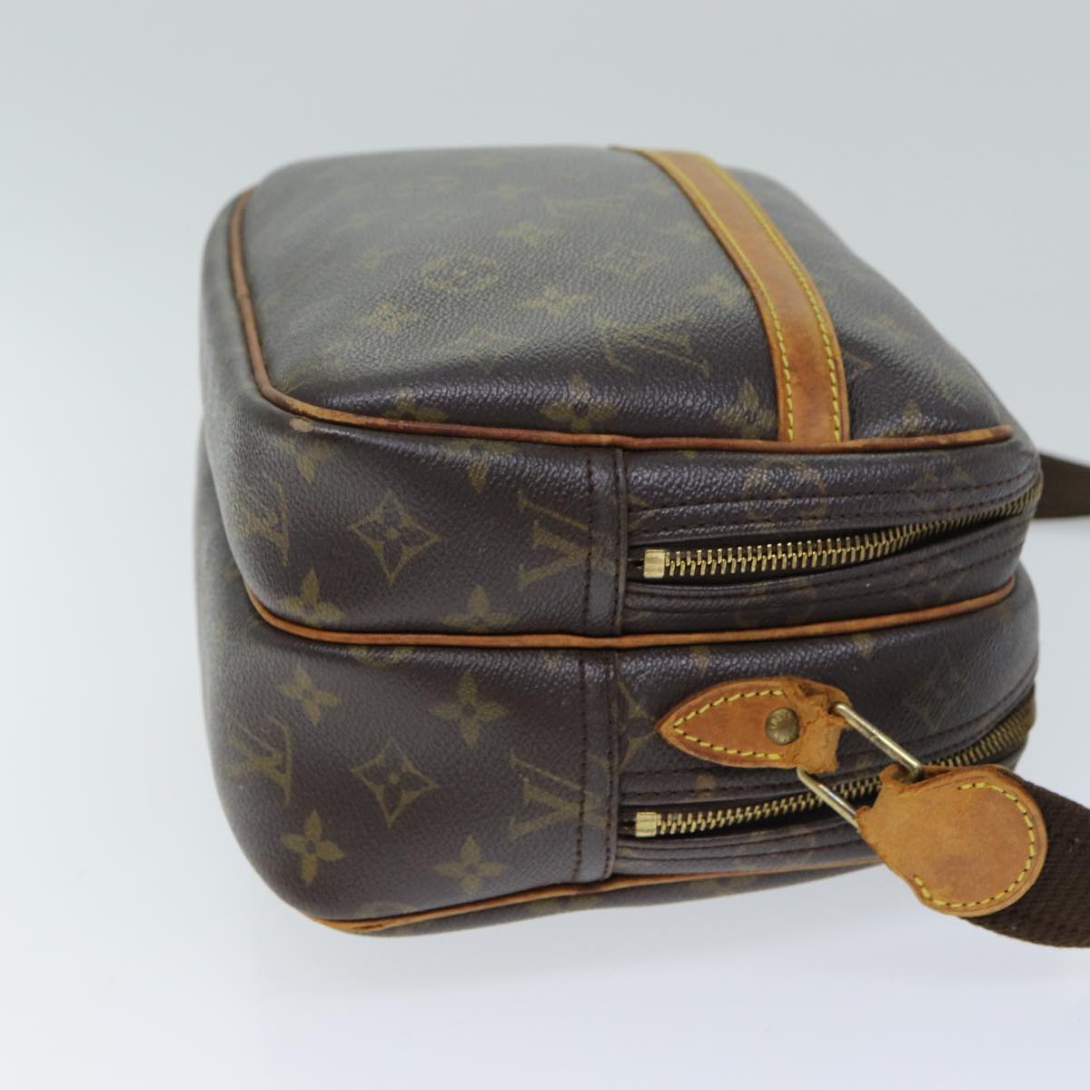 LOUIS VUITTON Monogram Reporter PM Shoulder Bag M45254 LV Auth 76824