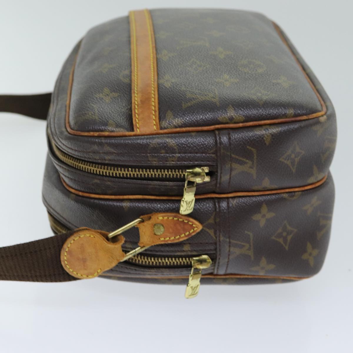 LOUIS VUITTON Monogram Reporter PM Shoulder Bag M45254 LV Auth 76824