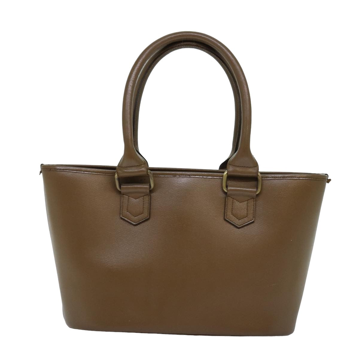 BURBERRY Tote Bag Leather Brown Auth 76852 - 0