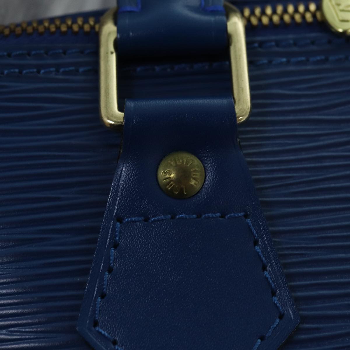 LOUIS VUITTON Epi Alma Hand Bag Toledo Blue M52145 LV Auth 76868