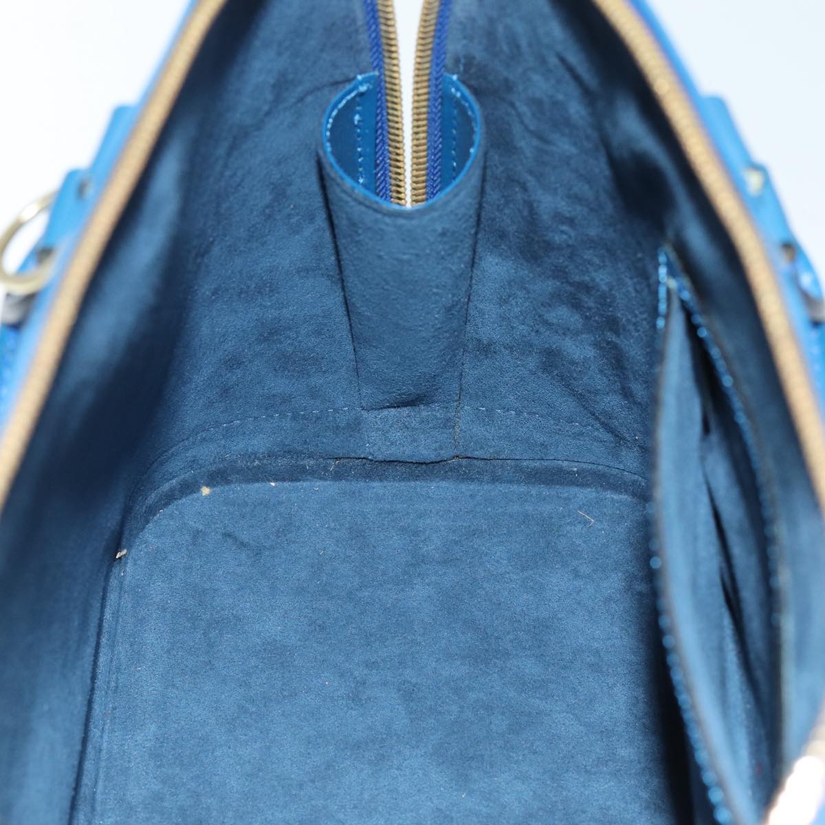 LOUIS VUITTON Epi Alma Hand Bag Toledo Blue M52145 LV Auth 76868