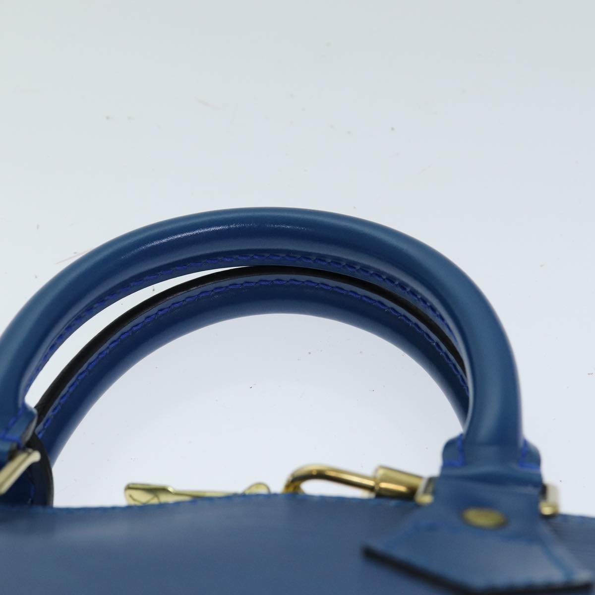 LOUIS VUITTON Epi Alma Hand Bag Toledo Blue M52145 LV Auth 76868