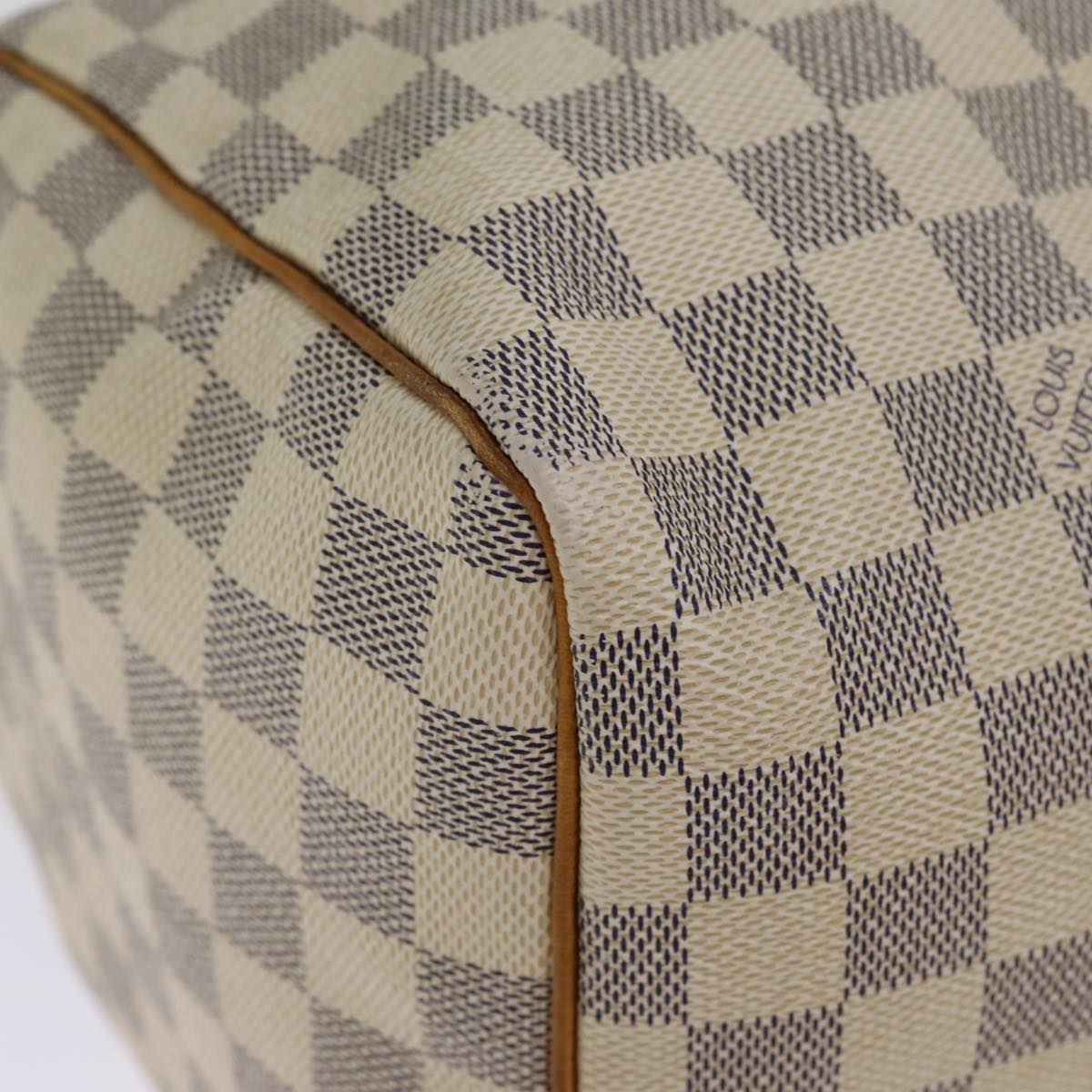 LOUIS VUITTON Damier Azur Speedy 30 Hand Bag N41533 LV Auth 76872