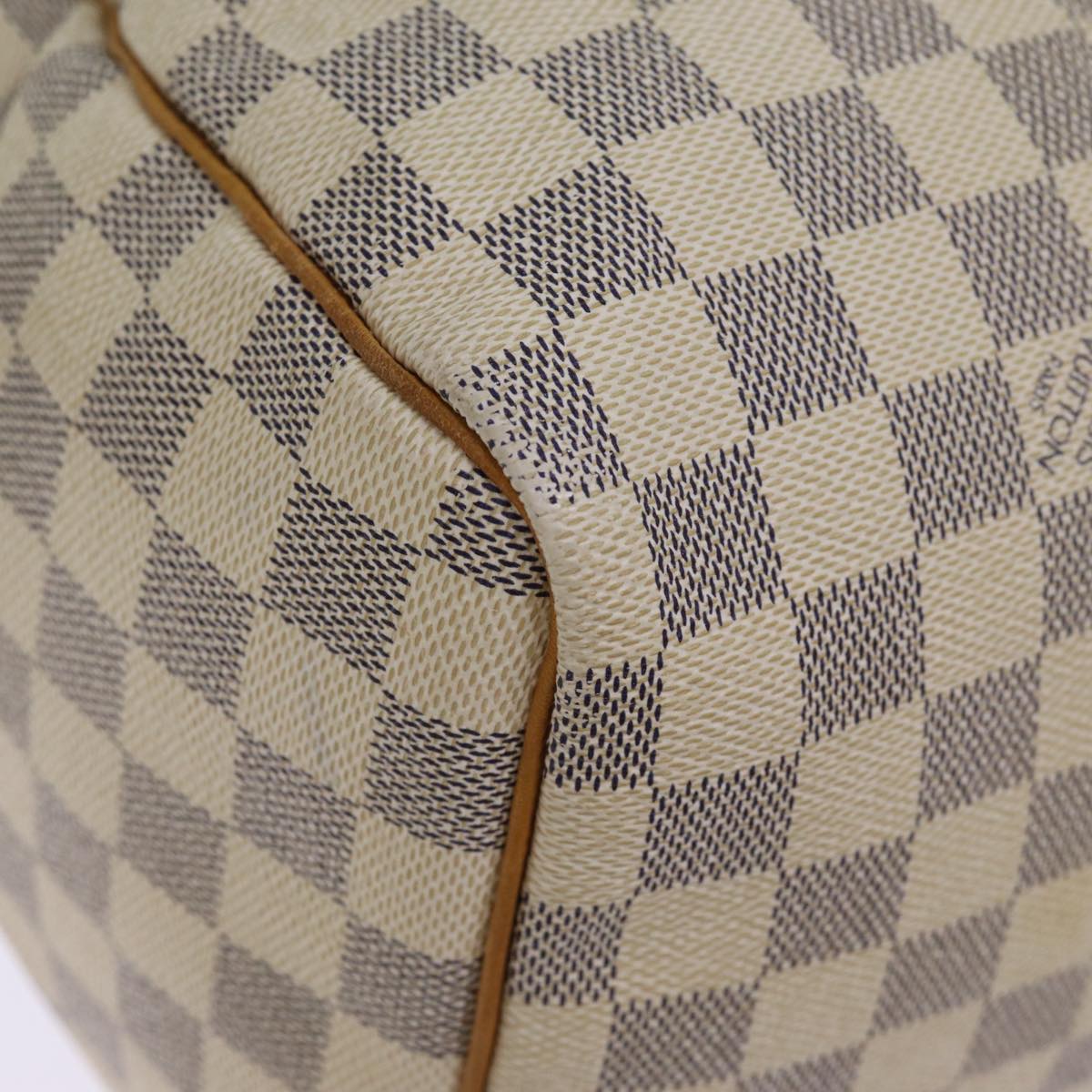 LOUIS VUITTON Damier Azur Speedy 30 Hand Bag N41533 LV Auth 76872