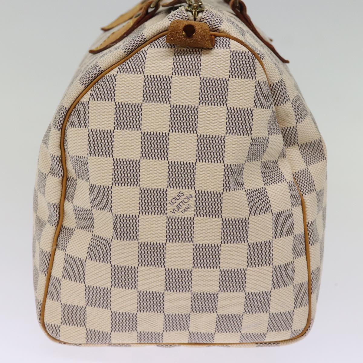 LOUIS VUITTON Damier Azur Speedy 30 Hand Bag N41533 LV Auth 76872