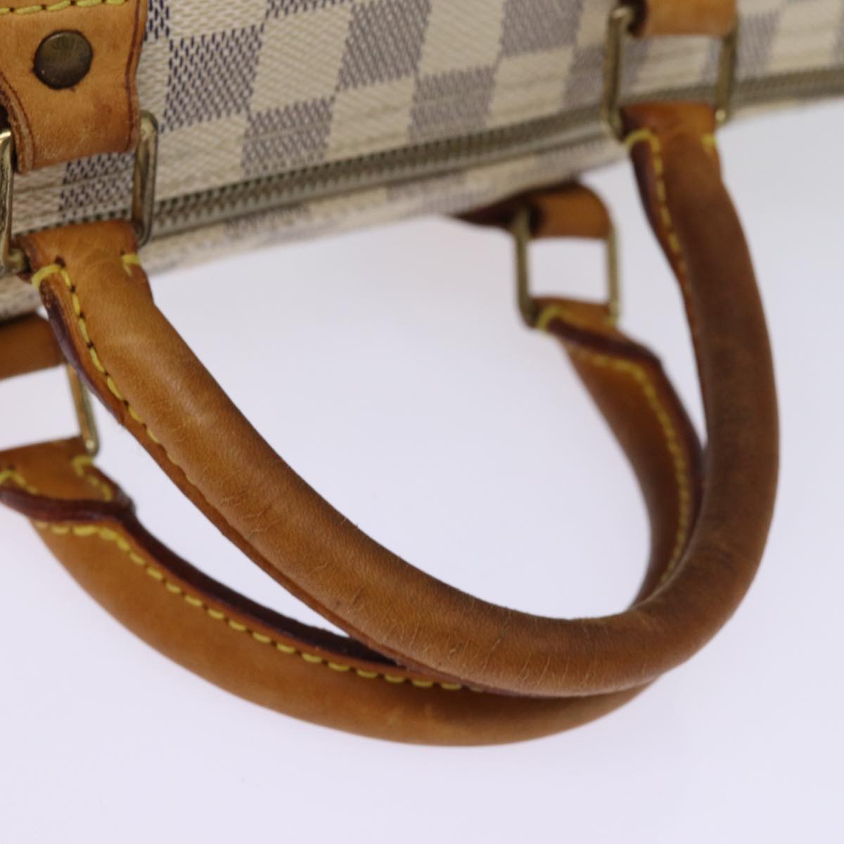 LOUIS VUITTON Damier Azur Speedy 30 Hand Bag N41533 LV Auth 76872