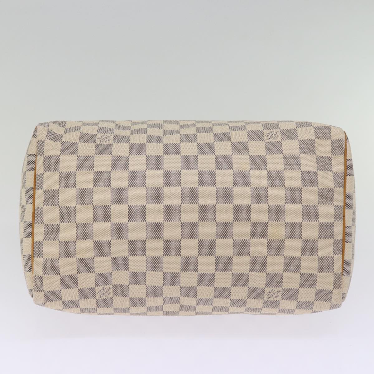 LOUIS VUITTON Damier Azur Speedy 30 Hand Bag N41533 LV Auth 76872