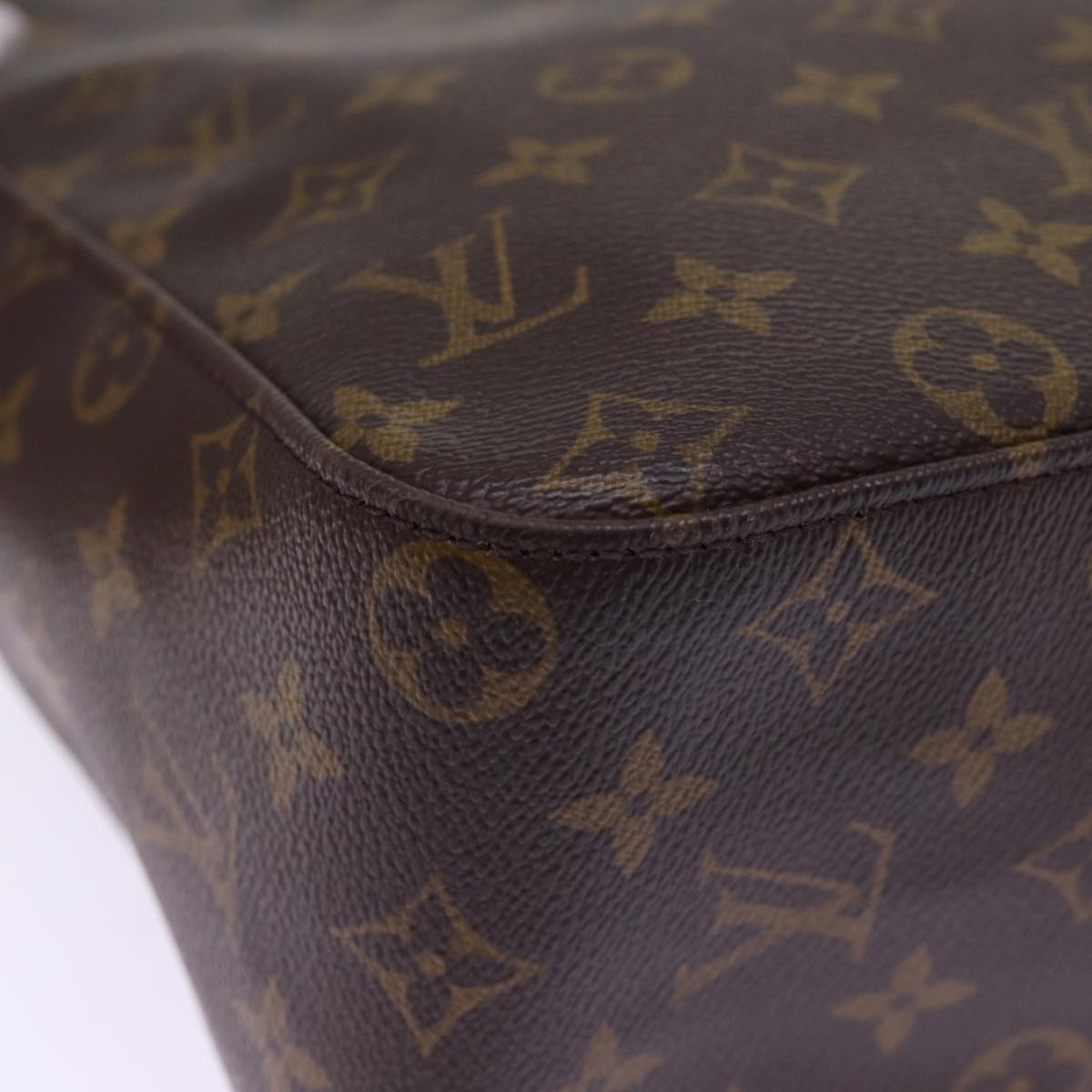 LOUIS VUITTON Monogram Looping GM Shoulder Bag M51145 LV Auth 76874