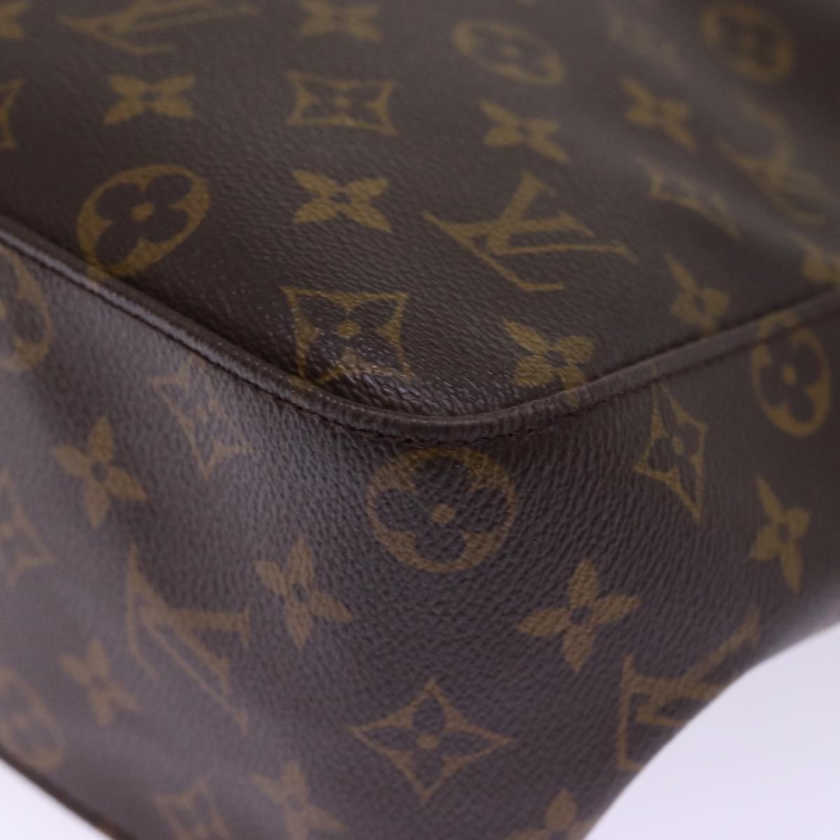 LOUIS VUITTON Monogram Looping GM Shoulder Bag M51145 LV Auth 76874