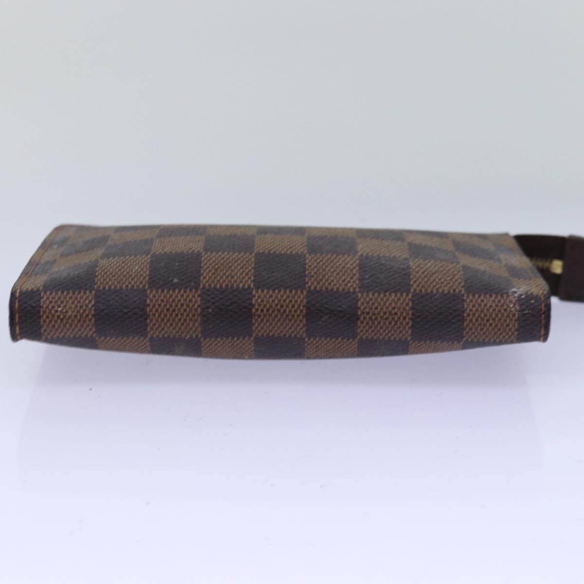 LOUIS VUITTON Damier Ebene Marais Pouch LV Auth 76882