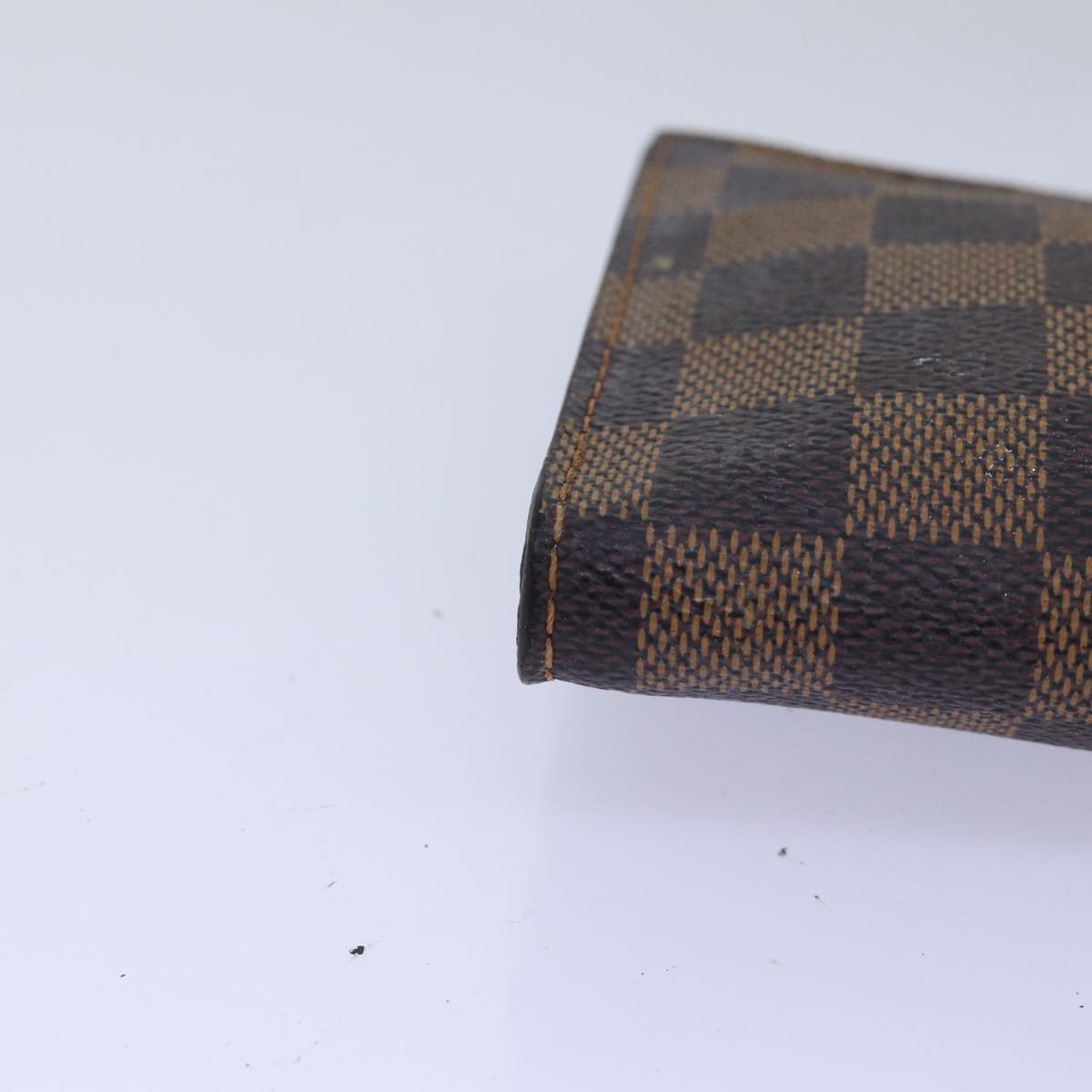 LOUIS VUITTON Damier Ebene Marais Pouch LV Auth 76882