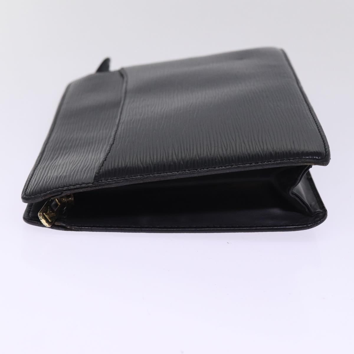 LOUIS VUITTON Epi Pochette Homme Clutch Bag Black Noir M52522 LV Auth 76889