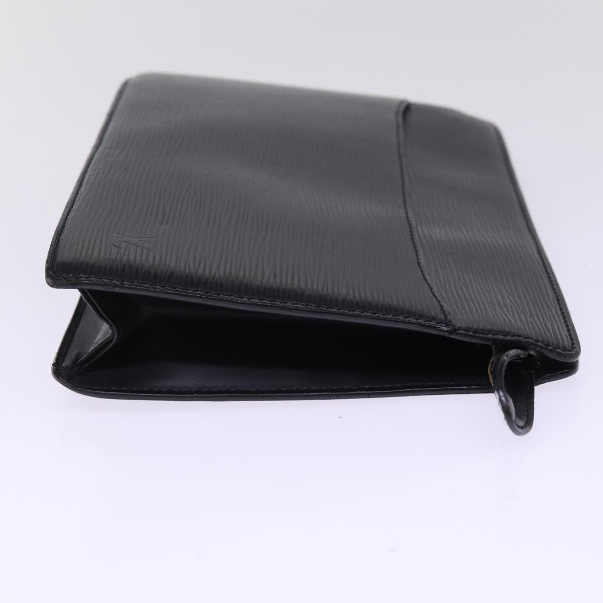 LOUIS VUITTON Epi Pochette Homme Clutch Bag Black Noir M52522 LV Auth 76889