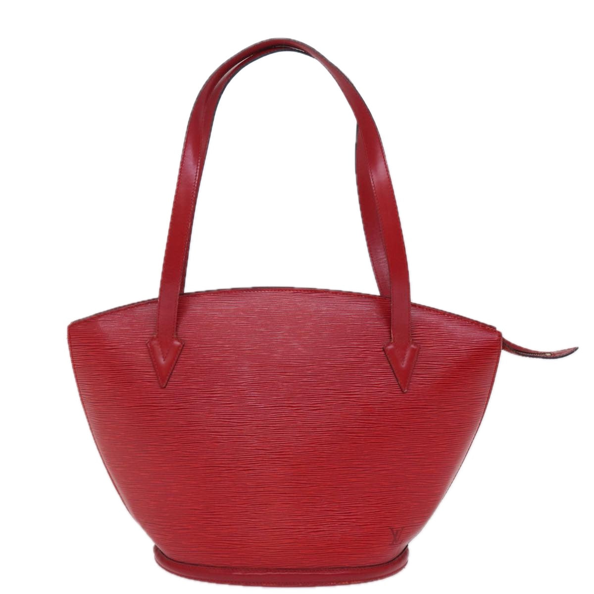 LOUIS VUITTON Epi Saint Jacques Shopping Shoulder Bag Red M52277 LV Auth 76893