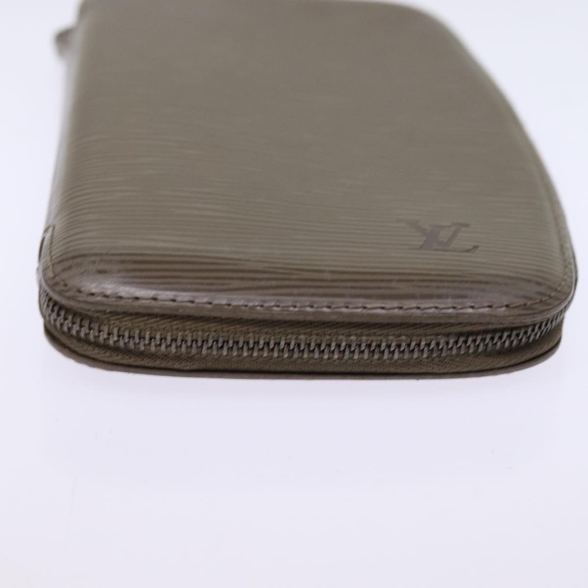 LOUIS VUITTON Epi Agenda Geod Wallet Gray pepper M6387C LV Auth 76902