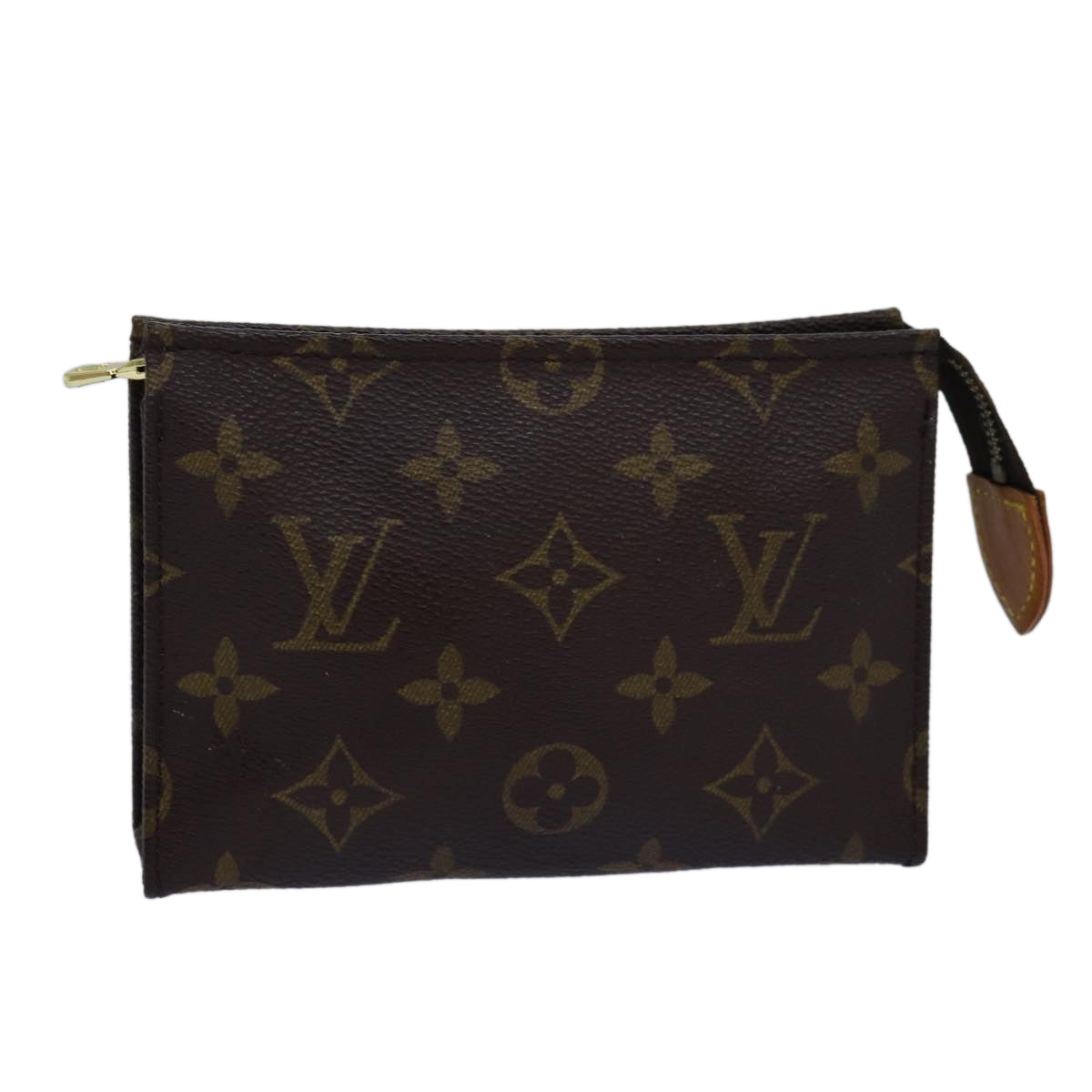 LOUIS VUITTON Monogram Poche Toilette 15 Pouch M47546 LV Auth 76908