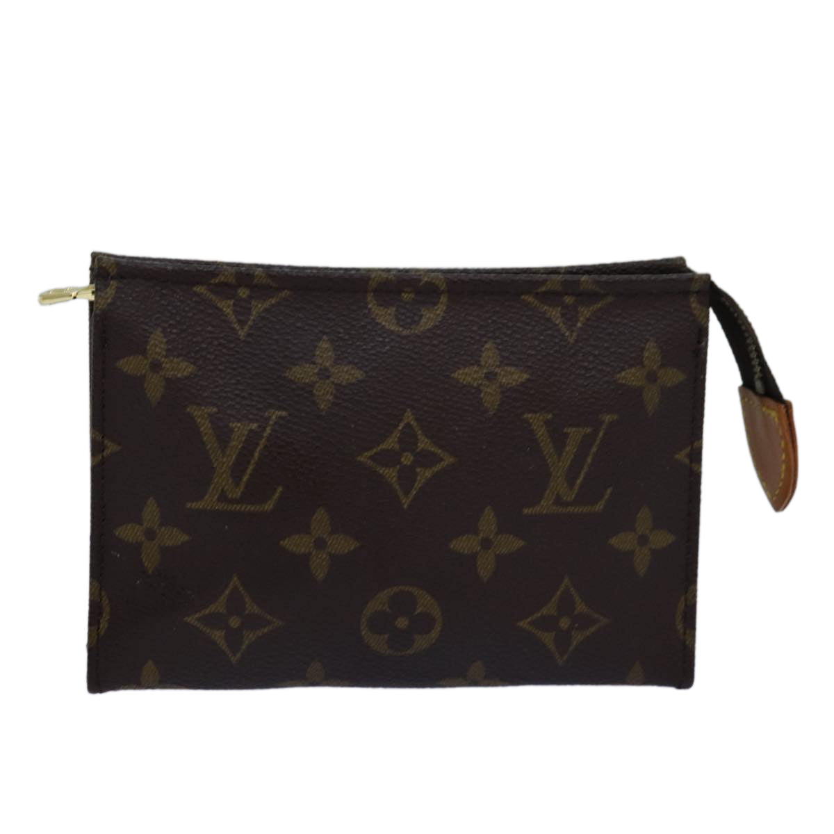 LOUIS VUITTON Monogram Poche Toilette 15 Pouch M47546 LV Auth 76908