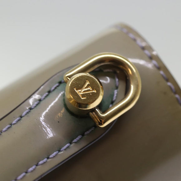 LOUIS VUITTON Monogram Vernis Monceau BB Hand Bag 2way Lila LV Auth 76912
