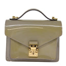 LOUIS VUITTON Monogram Vernis Monceau BB Hand Bag 2way Lila LV Auth 76912-13