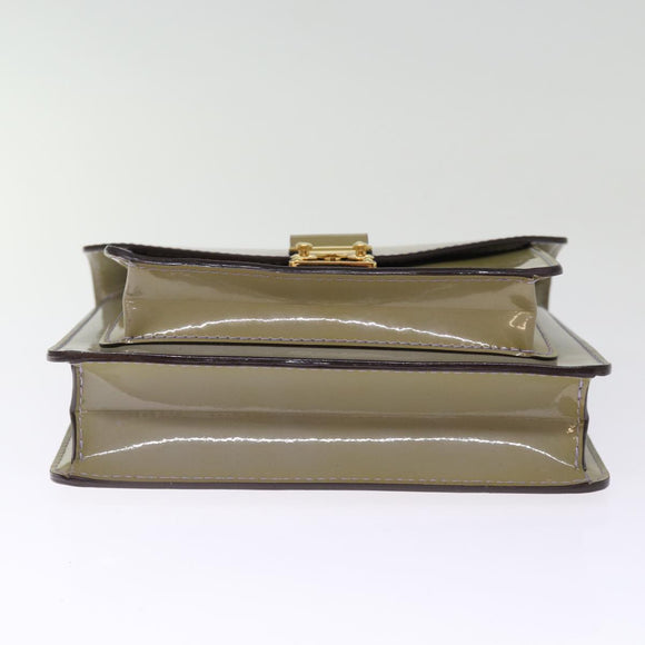 LOUIS VUITTON Monogram Vernis Monceau BB Hand Bag 2way Lila LV Auth 76912
