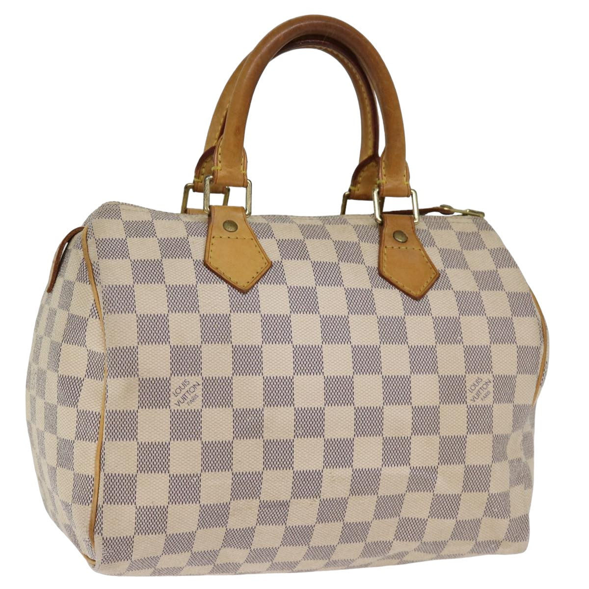 LOUIS VUITTON Damier Azur Speedy 25 Hand Bag N41534 LV Auth 76922