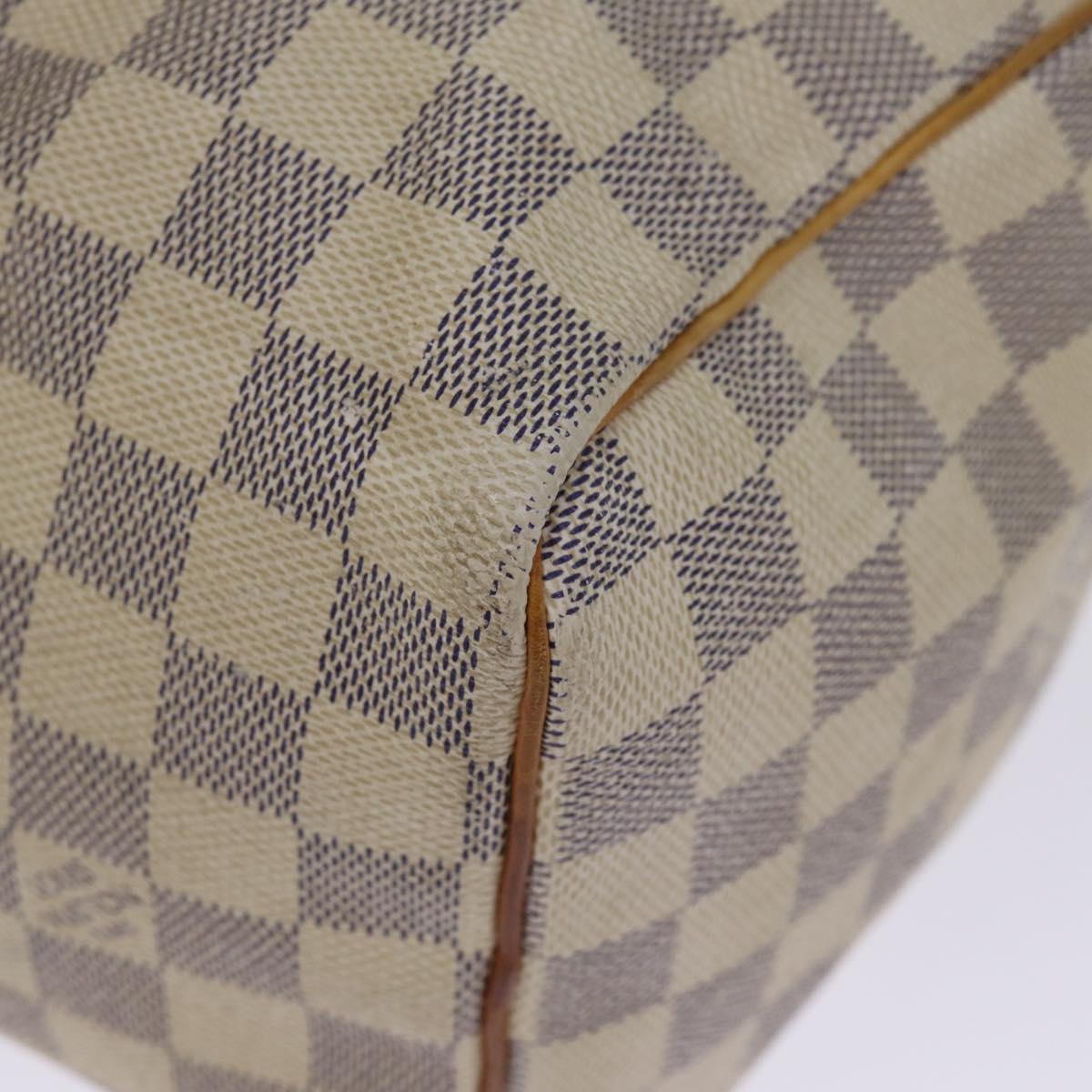 LOUIS VUITTON Damier Azur Speedy 25 Hand Bag N41534 LV Auth 76922